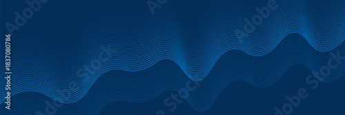 Dark blue halftone dotted abstract background, big data pattern, technology or futuristic visualization, waveform dot texture, music backdrop.