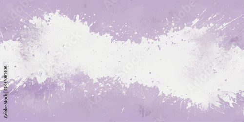 Abstract vintage watercolor background with blue and pink paint texture and winter snow splash pattern for dirty old paper design frame