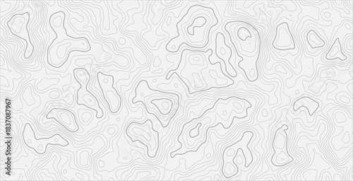 Advanced Cartographic Terrain Illustration with Precision Contour Mapping, Organic Elevation Curves, and Natural Ridge-Valley Flow Structures