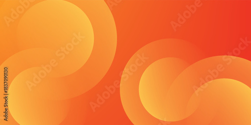 abstract orange circular background. Dynamic sound wave. Design element. Vector illustration
