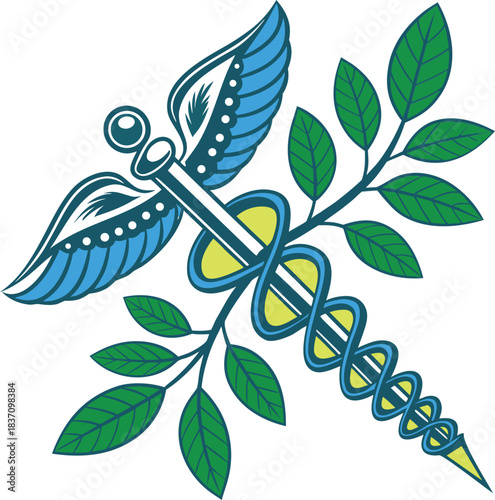 vector illustration of a laurel wreath