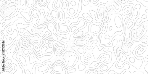 Topographic map backdrop. Conditional geography scheme and the terrain path. Design illustration for wall art, fabric, packaging, web, banner, wallpaper.