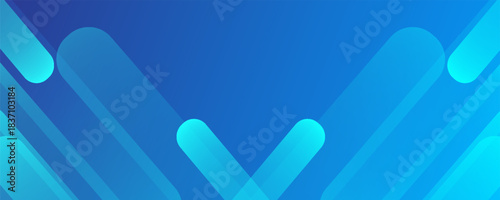 Abstract blue background with diagonal lines. Dynamic shapes composition. Vector illustration