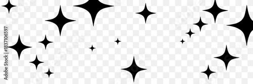 stars vector. sky object. star. black silhouette.sky space vector,eps10