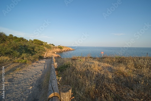 The Mediterranean Sea in southern France near Sète.