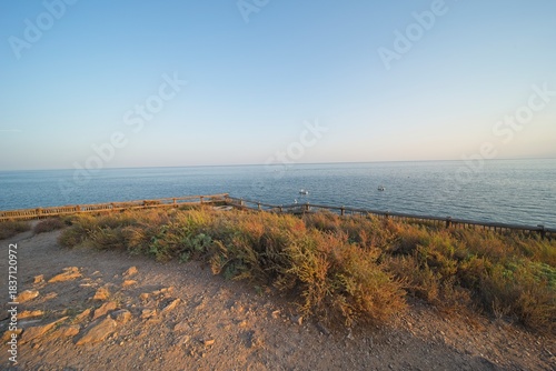 The Mediterranean Sea in southern France near Sète.