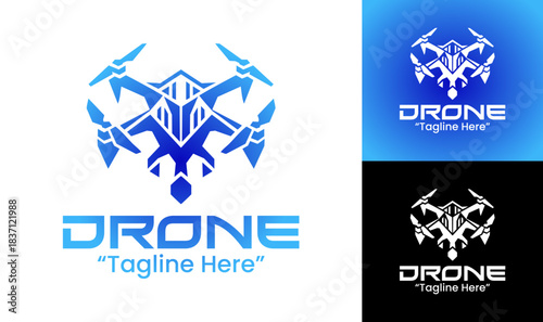 Drone Racing Logo FPV Aerodynamic Racing Mark