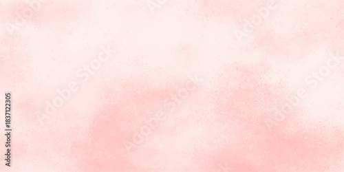 Abstract pink watercolor background with vintage grunge paper texture and paint design