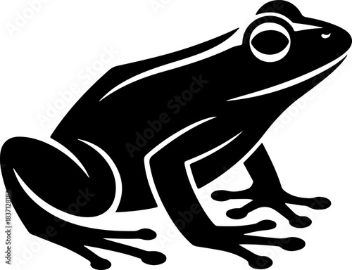 Bare tree silhouette vector illustration