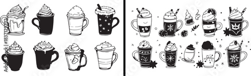 Coffee Vector Illustration, Café Drink Design, Hot Beverage Clipart, Morning Coffee Icon, Coffee Cup Vector, Café Shop Graphic, Espresso Drink Illustration, Barista Café Design, Beverage Product Vecto