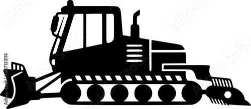 Snow Removal Vehicle Tractor Icon