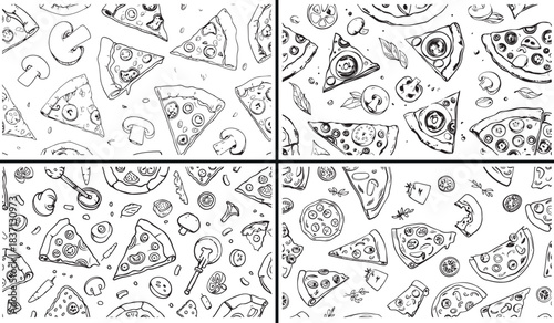 Pizza Vector Illustration, Italian Food Design, Fast Food Clipart, Restaurant Meal Symbol, Tasty Slice Graphic, Cheese Pizza Vector, Delicious Snack Artwork, Culinary Food Icon, Italian Cuisine Design