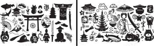 Japanese Culture Vector, Asian Heritage Illustration, Traditional Japan Art, Kyoto Temple Design, Oriental Monument Vector, Cultural Landmark Symbol, Travel Japan Clipart, Asian Architecture Graphic, 