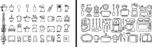 Kitchen Appliance Vector, Cooking Equipment Icon, Culinary Tools Illustration, Home Appliance Design, Restaurant Cooking Clipart, Kitchen Device Vector, Food Preparation Art, Electric Appliance Graphi