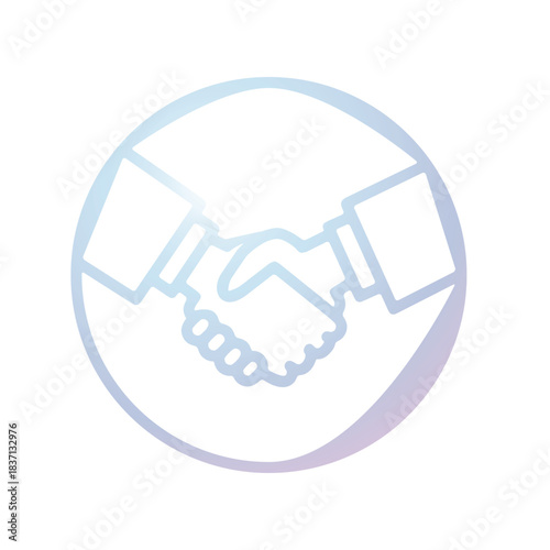 Handshake icon design template