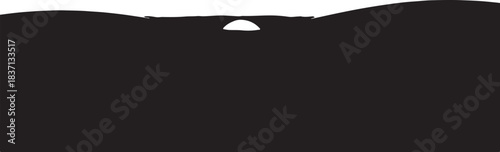 Black silhouette of a bridge over water Keywords: bridge, water, river, canal, crossing