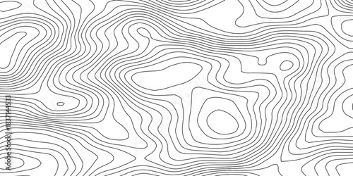 Topographic map patterns, topography line map. Vintage outdoors style. World map Template. Stock vector. Vector geographic contour map.