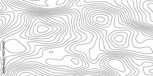 Abstract topographic contours map background, Topography map background. Topographic map patterns, topography line map. Vintage outdoors style.