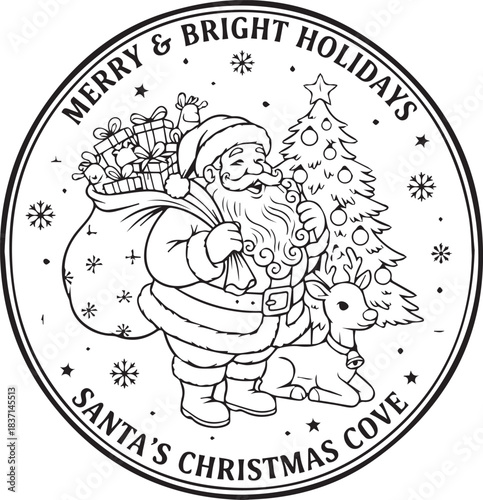 Christmas Travel & Classic Icon Stamp Collection