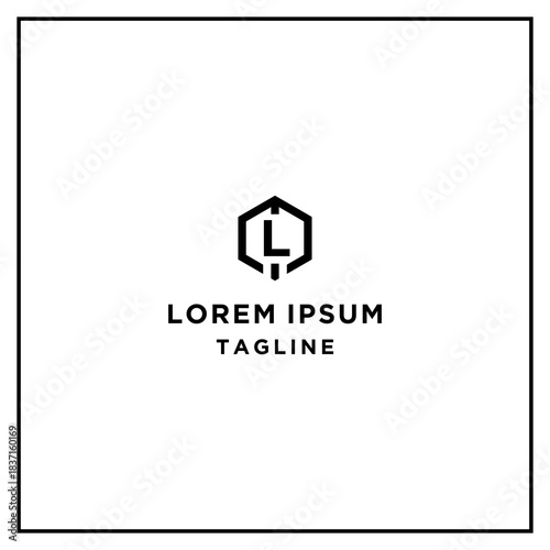 ml or lm hexagon logo