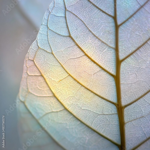Trendy Cloud Dancer 2026 Soft Leaf Macro Glow