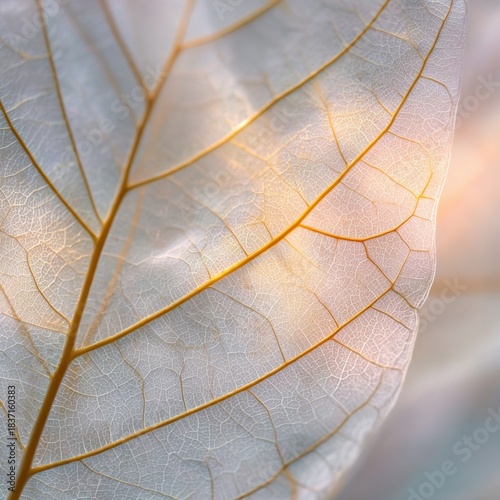Trendy Cloud Dancer 2026 Soft Leaf Macro Glow