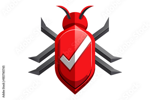 High-quality illustration of a tick insect with realistic detail and color. This vector graphic shows the tick’s body structure, legs, and texture, perfect for educational, scientific, and medical pur