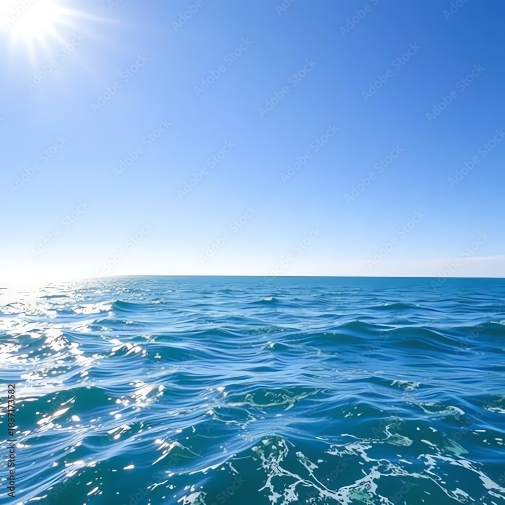 Obraz premium blue water background