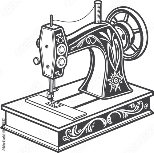 vintage sewing machine