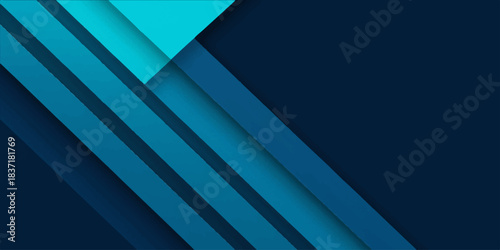 Abstract blue futuristic pattern with lines for technology illustration or business banner design