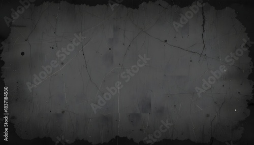 Textured Grunge Background With Dark Grey Surface and Distressed Artistic Elements