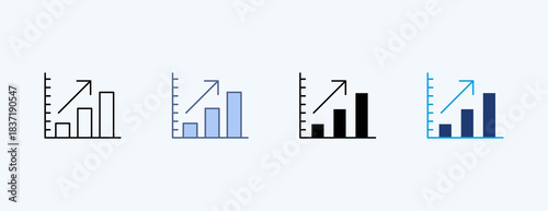 Growth Multiple Icon Illustration Vector
