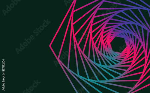 A vibrant abstract background featuring dynamic flowing shapes in motion, blending seamlessly into a colorful gradient backdrop. Smooth curves, layered forms, and fluid transitions create a sense of d