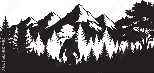Bigfoot Silhouette Adventure