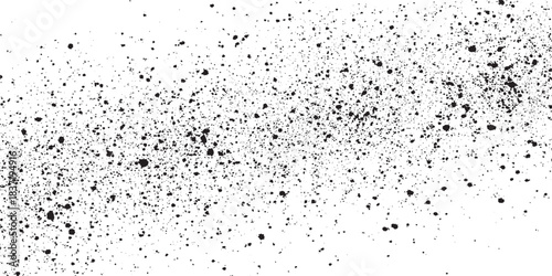 Distressed grunge background texture with grainy dust overlay grain texture overlay, Vector Black dust Ink Splatter Texture Grunge Abstract Background Design 