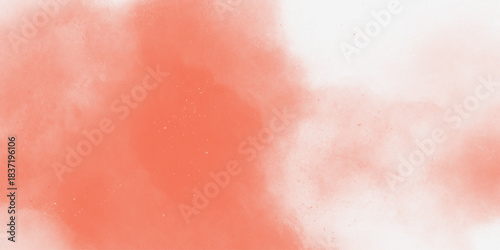 Watercolor abstract wet hand drawn pink texture, Abstract Pink color light ink effect shades gradient watercolor texture. White smoky watercolor painting on old paper texture with cloudy stains .