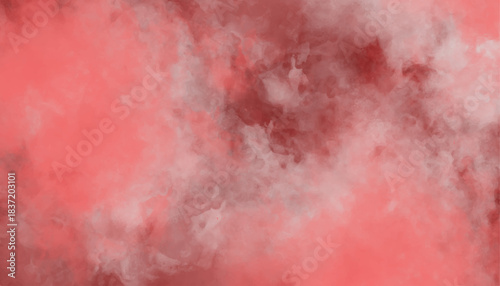 Ethereal red and orange atmospheric texture. Simple, intense deep red background.
