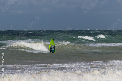 windsurf dans la tempête