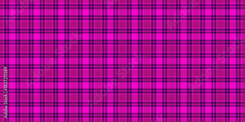 Christmas ornament textile vector background, school pattern plaid fabric. Collection seamless tartan check texture in bright and pink colors.