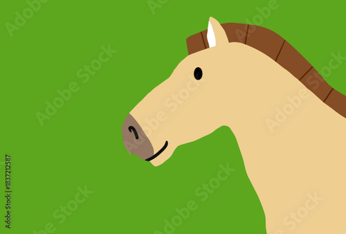 馬, 年賀状, 和風, 和柄, 新年, 動物, クリスマス, うま, ベクター, イラスト