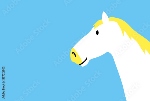 馬, 年賀状, 和風, 和柄, 新年, 動物, クリスマス, うま, ベクター, イラスト, manga