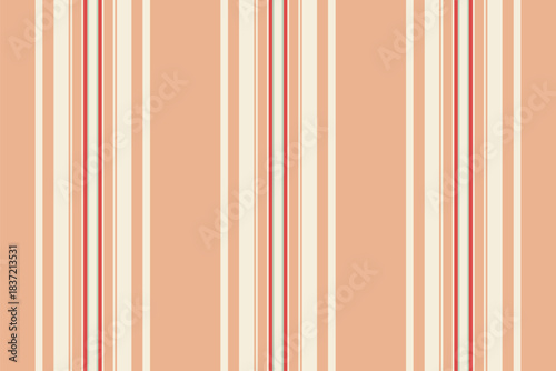 Brazil texture pattern textile, usa stripe lines fabric. Hat vertical seamless background vector in antique white and orange colors.