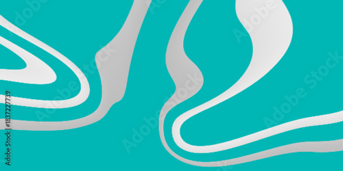 Blue abstract horizontal background with colorful waves. creative element design. Groovy Pattern Background. Suitable use for apparel, tote bag, backdrop, id card, design background, and more