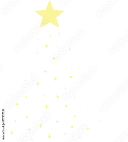 A luminous, sparkling Christmas tree glows in a snowy forest at night, accompanied by animated aurora borealis, rendered in a 4K loop