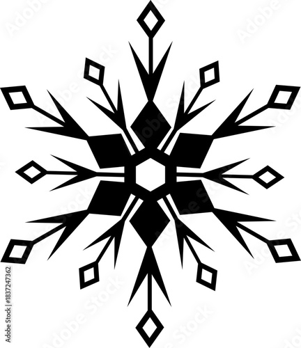 눈꽃송이의 결정