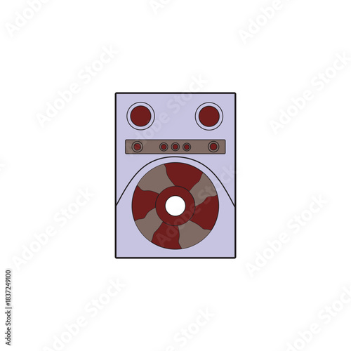 electrical outlet isolated on white background