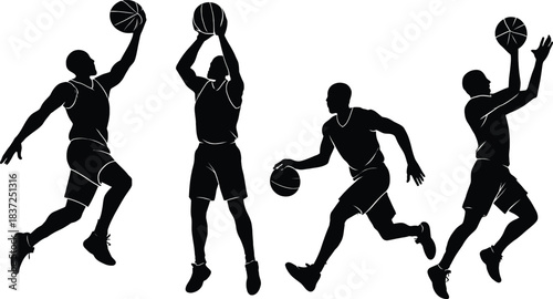 basketball player silhouette