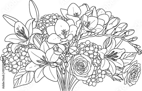 pure bloom capturing floral grace as a blank canvas for creativity, isolated on transparent background