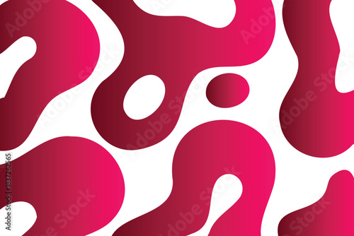 Groovy retro red waves background hippie vintage vibes wavy on a white background