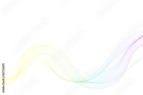 Abstract vector colorful background. The design element is a colored wave. Template for advertising, computer background. Eps 10